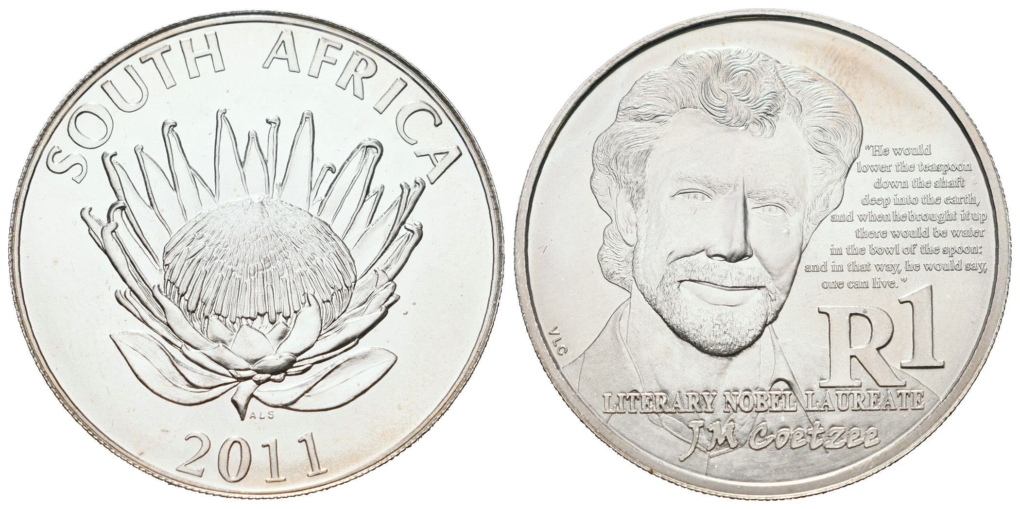 Jižní Afrika, 1 Rand 2011 - J. M. Coetzee