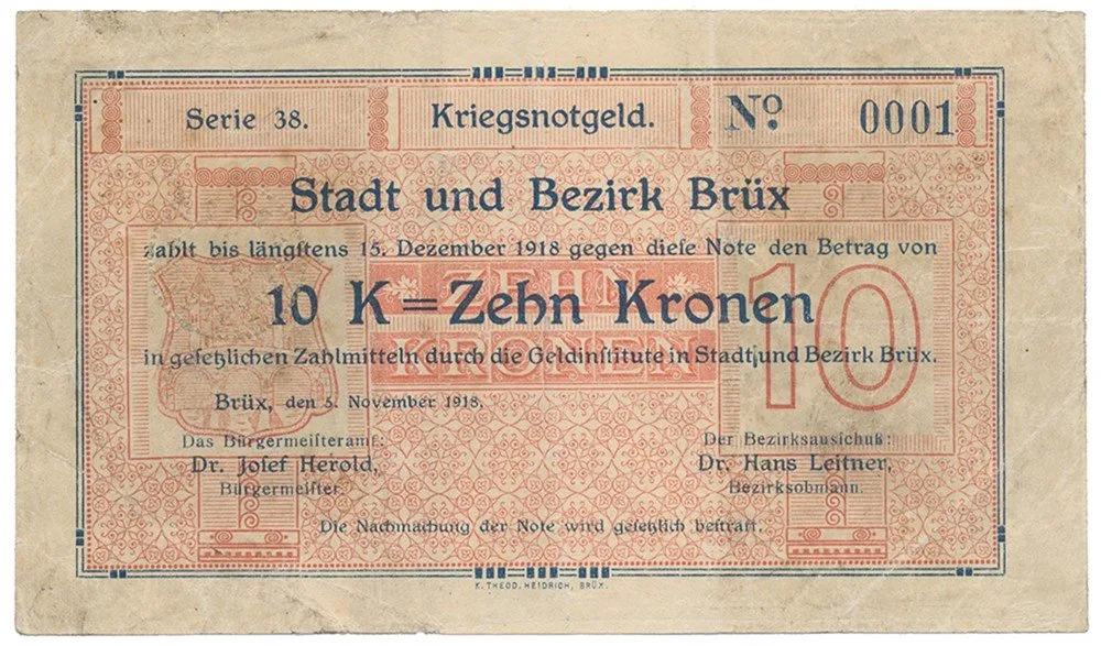 Nouzovky české od roku 1914 — 1