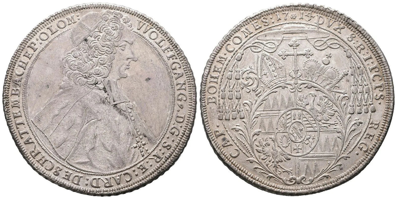 Olomouc - biskupství, Wolfgang von Schrattenbach, 1711 - 1738 — 1