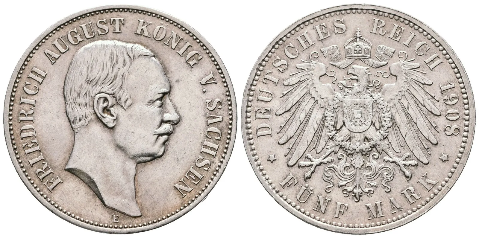 Sasko, 5 Marka 1908