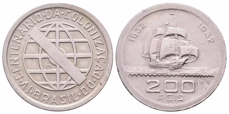 Brazílie, 200 Reis 1932