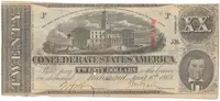 CSA, 20 Dollar 1863, P.58