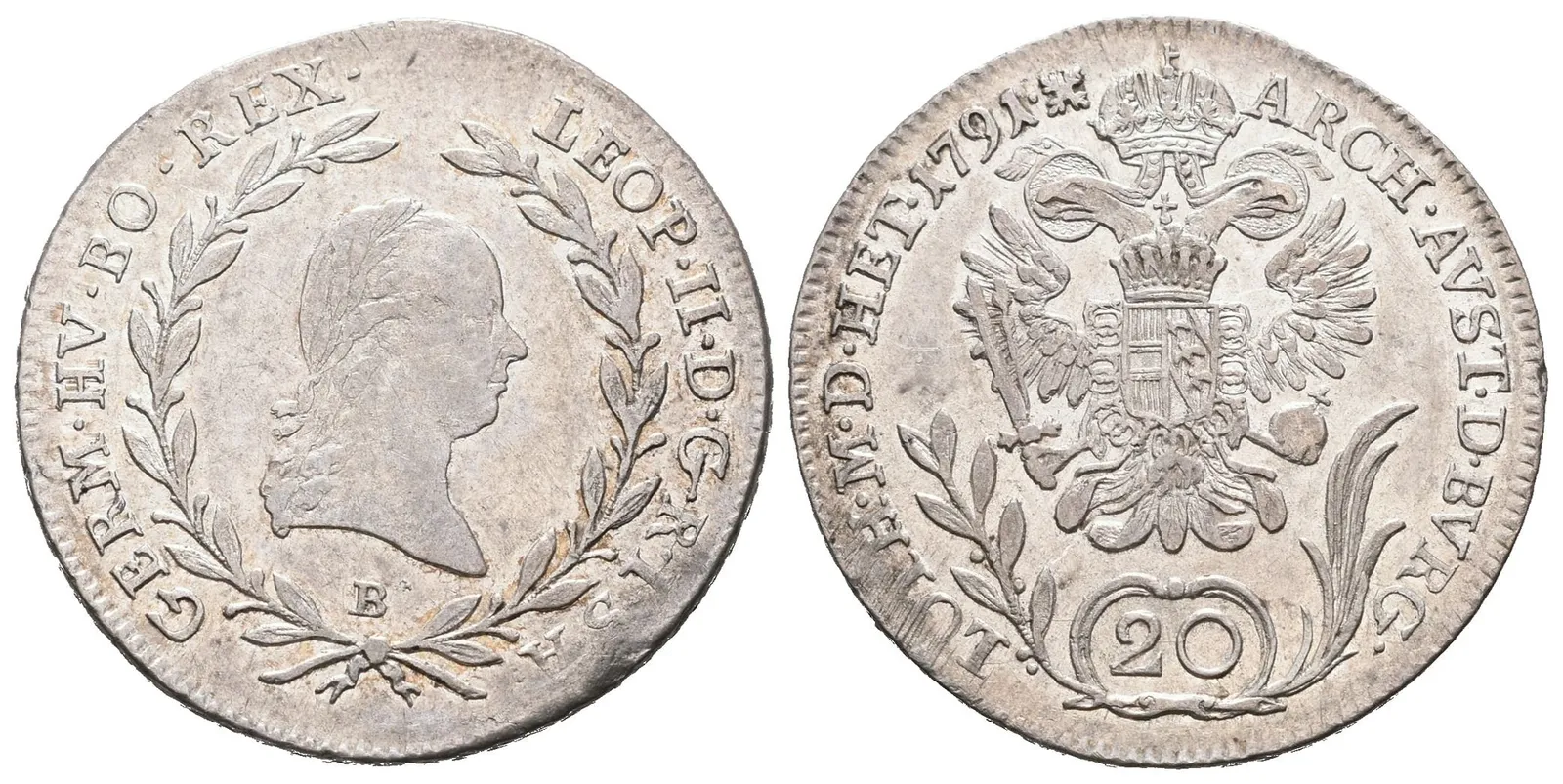 20 Krejcar 1791 B