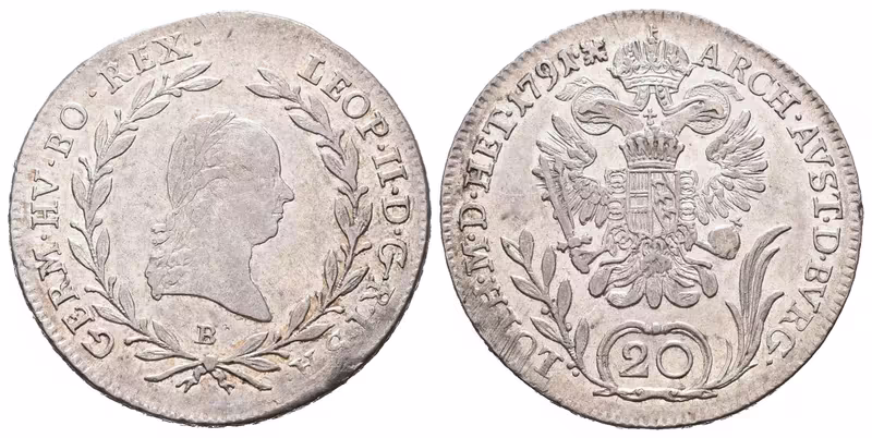 20 Krejcar 1791 B
