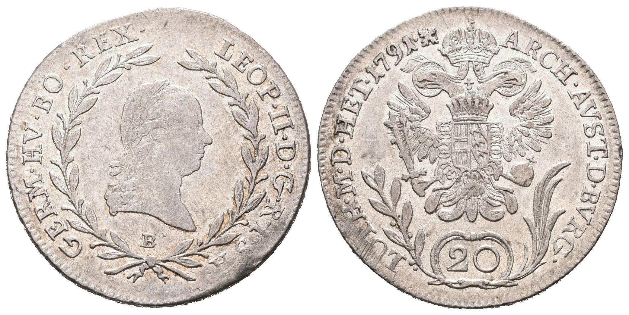 20 Krejcar 1791 B