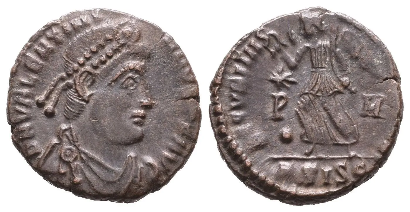 Valentinianus I., nummus, Siscia, RIC IX 15