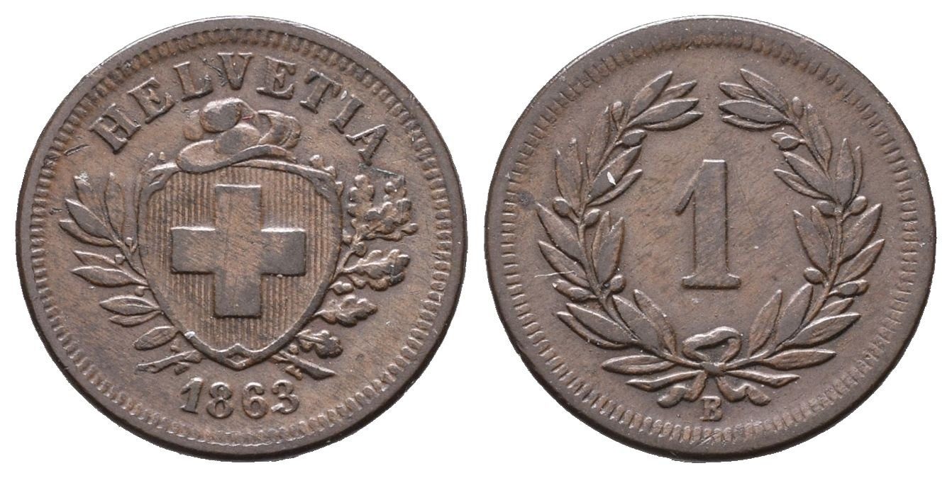 Švýcarsko, Rappen 1863