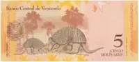 Venezuela, 5 Bolivares 2014, P.89g - fotografie 2