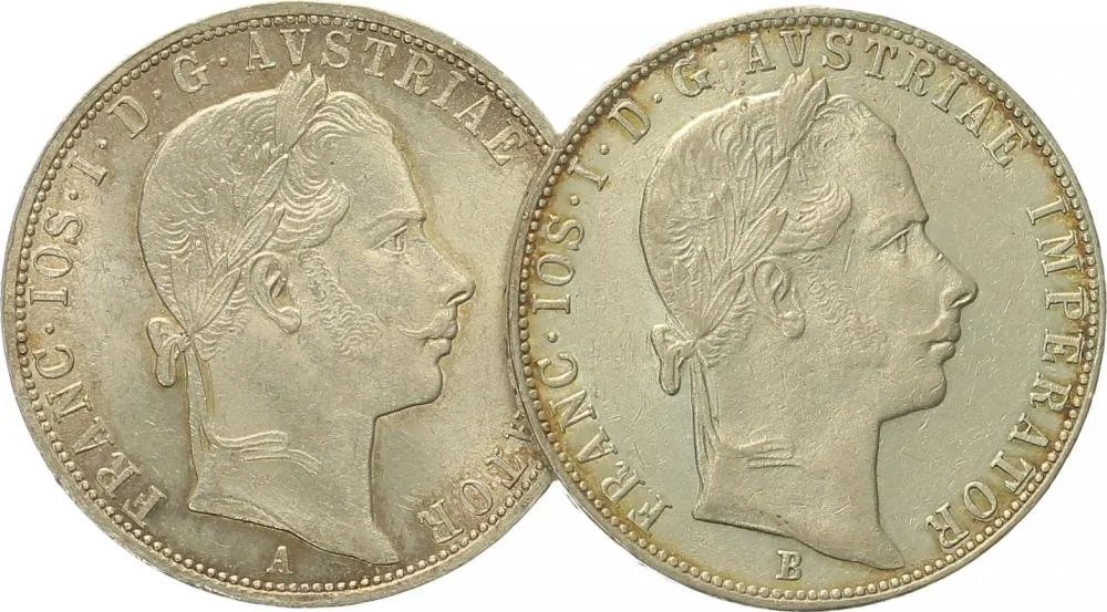 Rakouská a spolková měna, 1857 - 1892 — 1
