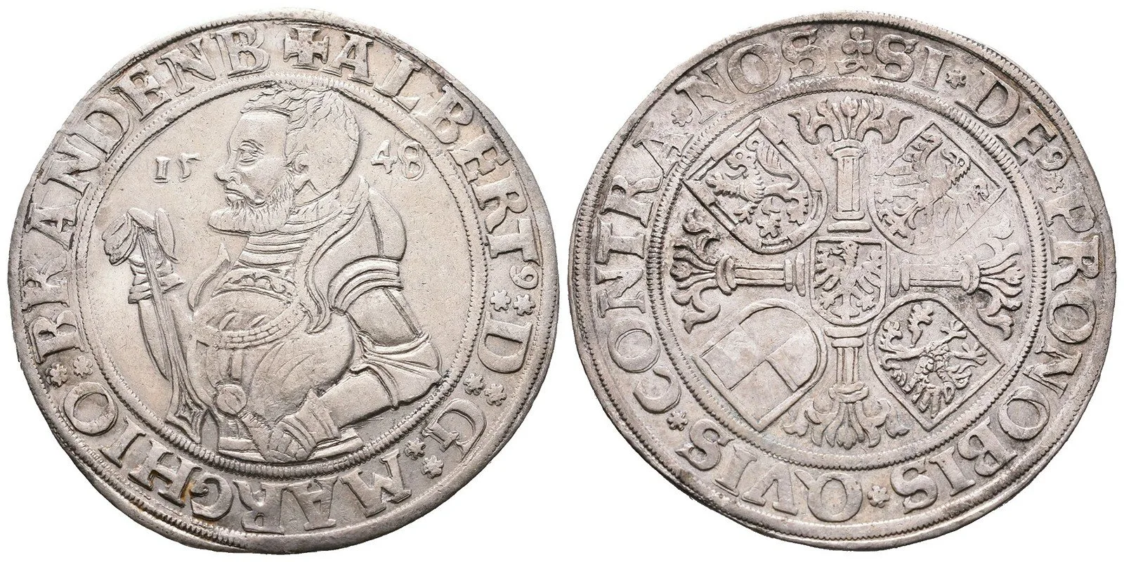 Brandenburg - Franken, Albrecht mladší, 1543 - 1557 — 1