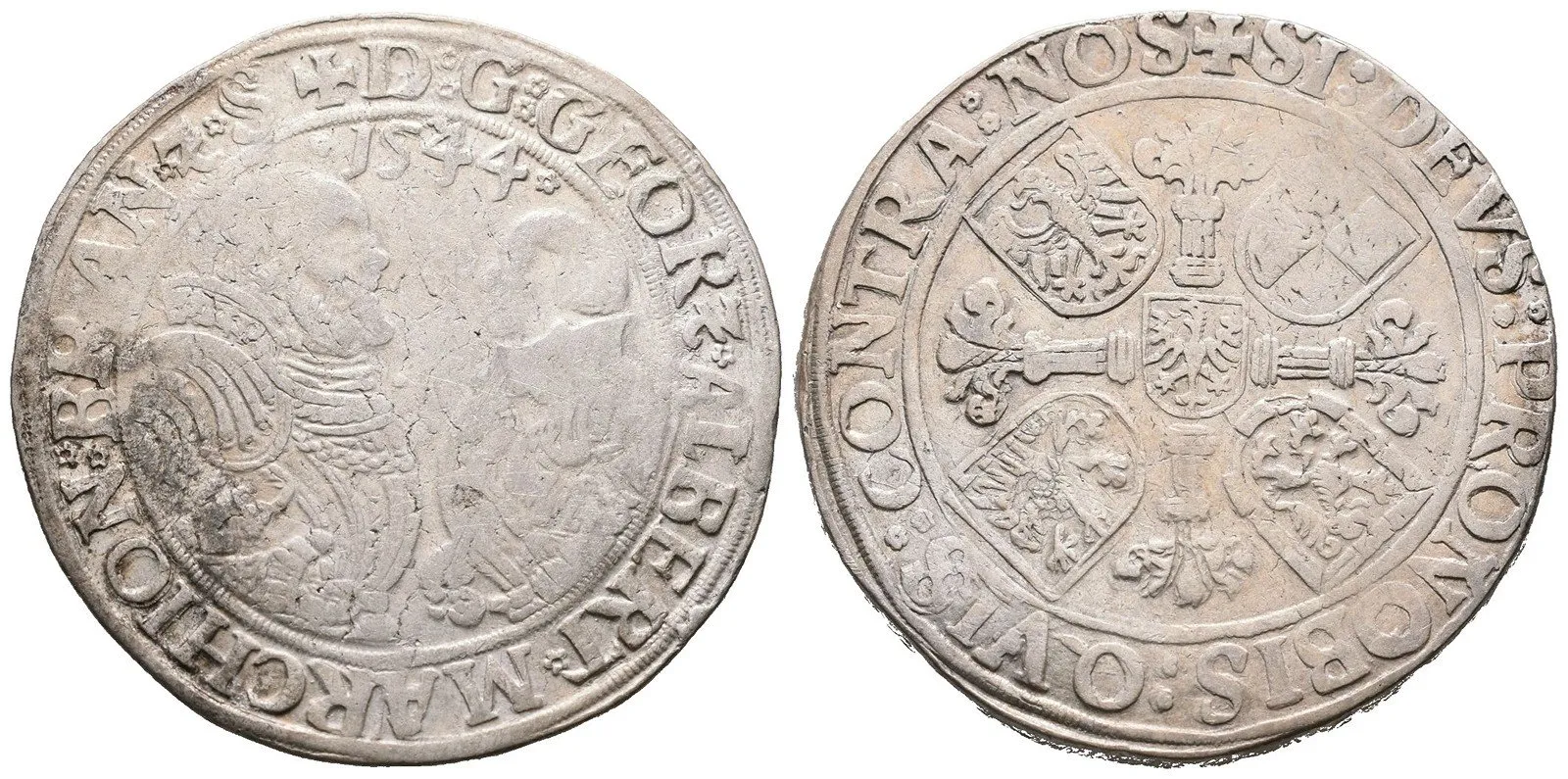 Brandenburg - Franken, Georg von Ansbach a Albrecht von Bayreuth, 1527 - 1545 — 1