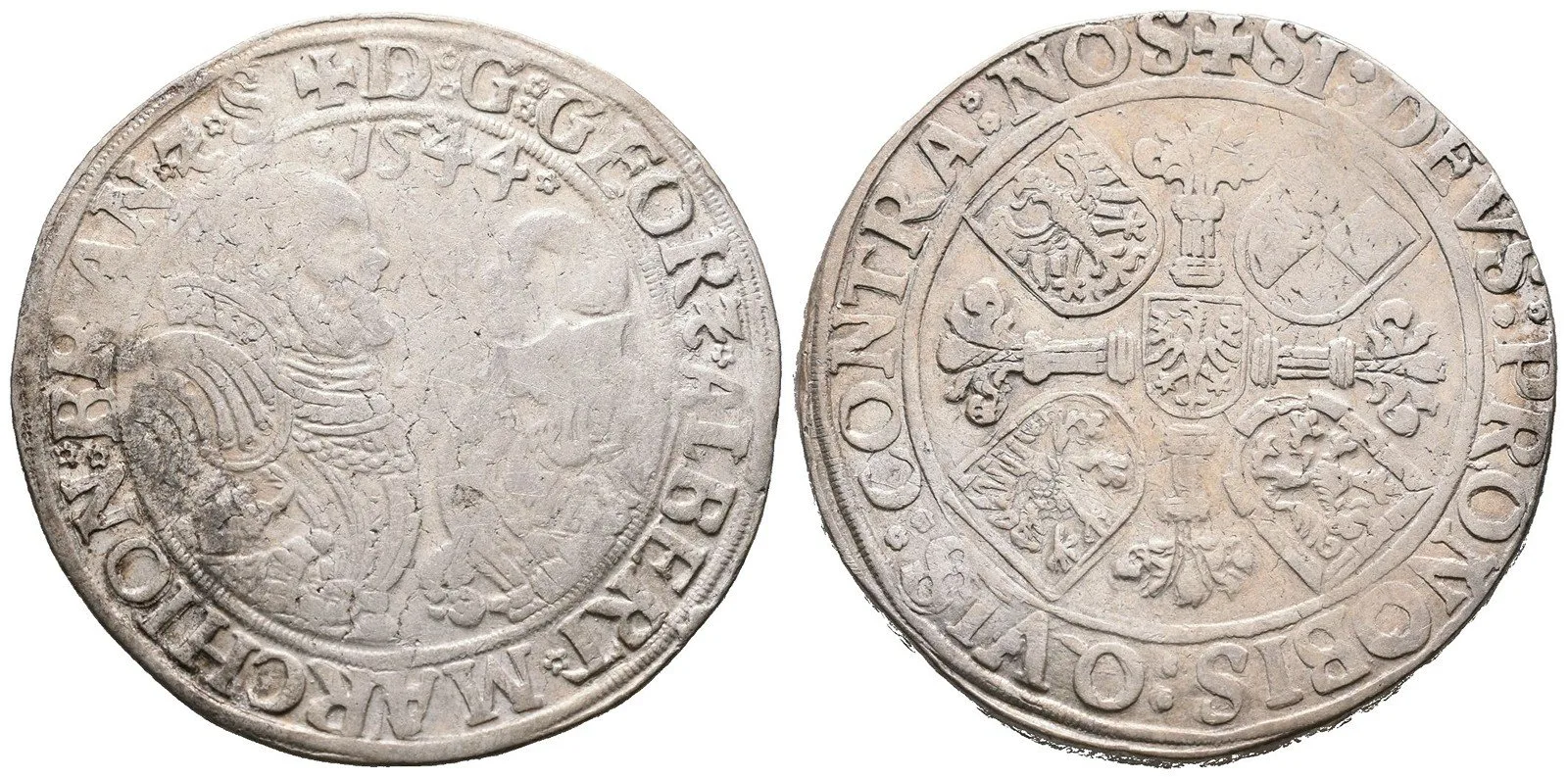 Brandenburg - Franken, Georg von Ansbach a Albrecht von Bayreuth, 1527 - 1545 — 1
