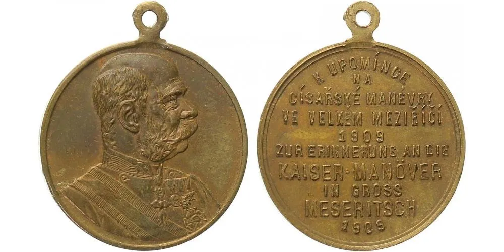 František Josef I., medaile vojenských manévrů — 1