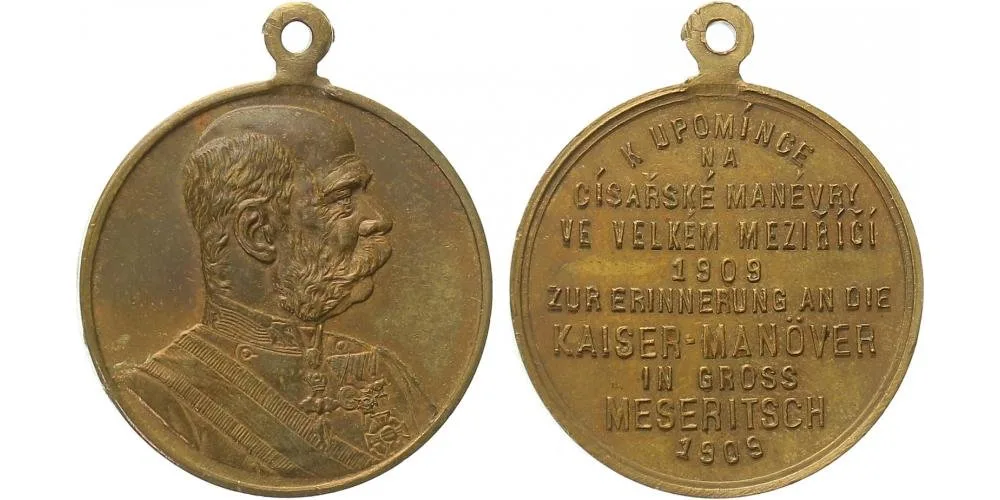 František Josef I., medaile vojenských manévrů — 1