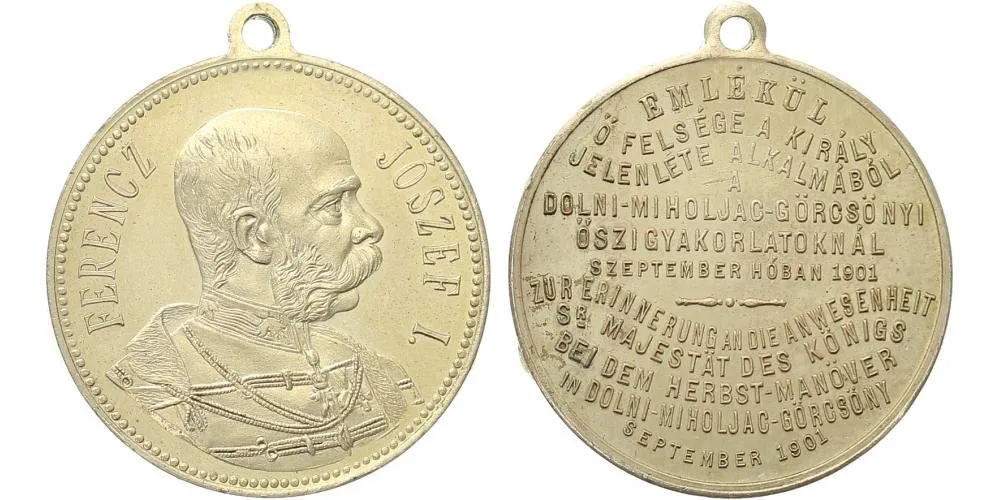 František Josef I., medaile vojenských manévrů — 1