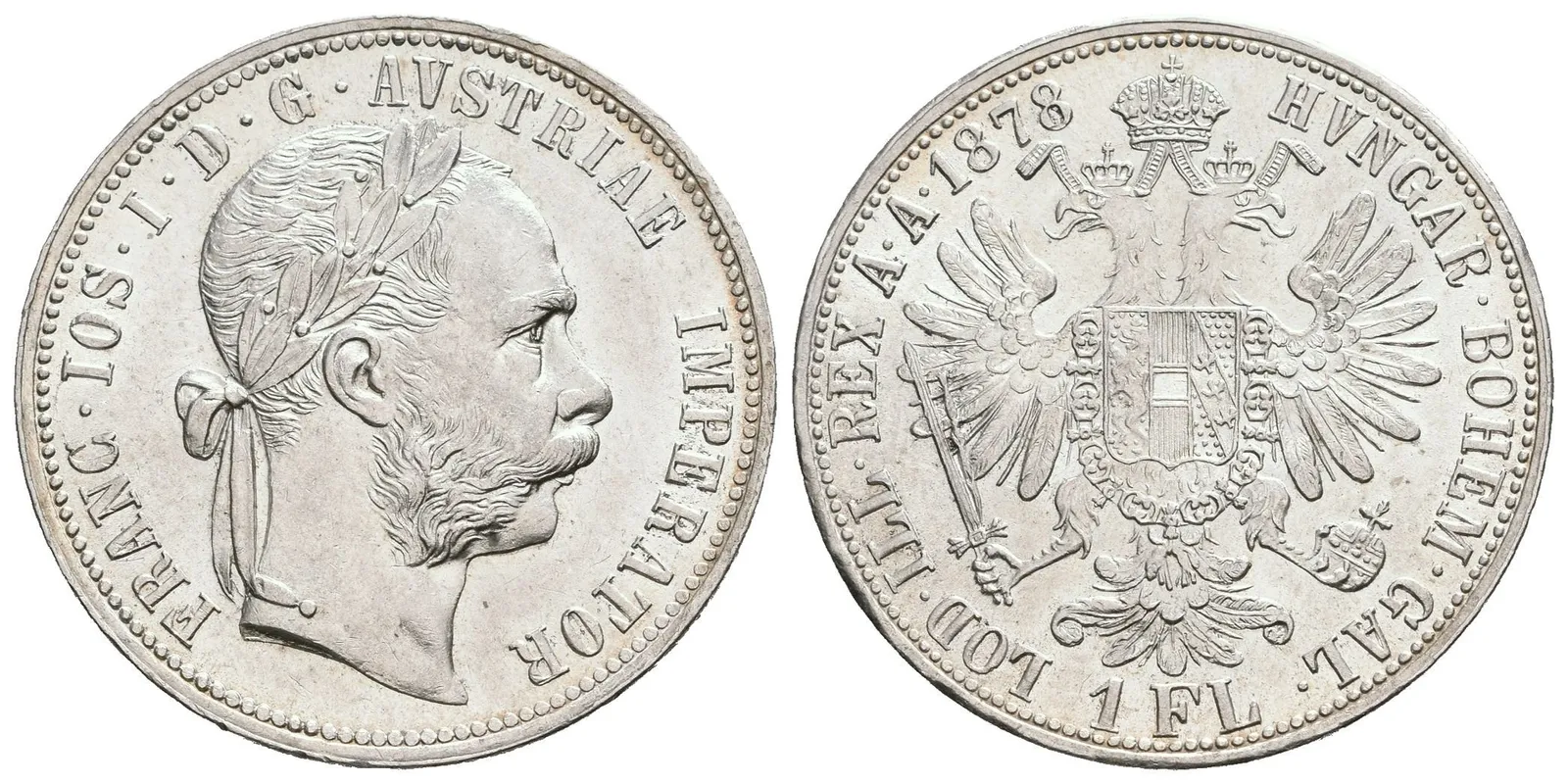 Zlatník 1878, luxusní zachovalost, ražební lesk, nep. hranky — 1