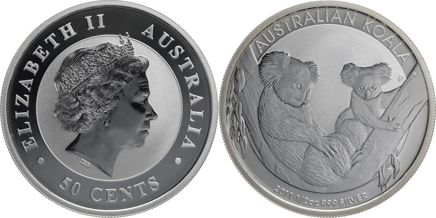 Austrálie, 50 Cents 2011 - Australian Koala