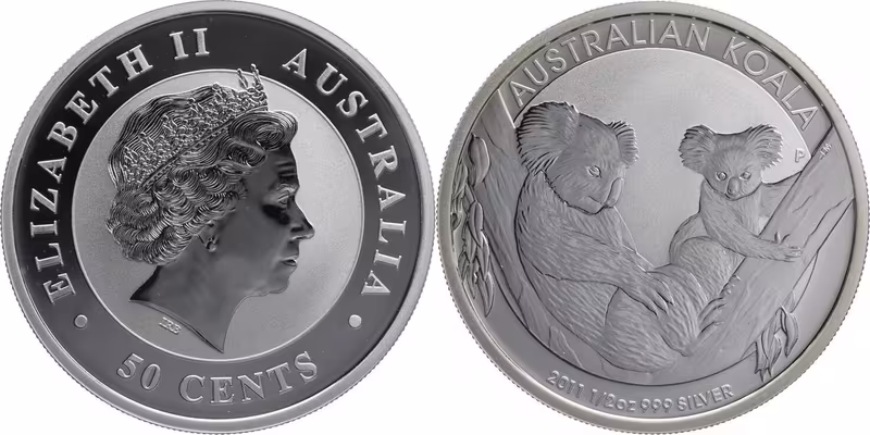 Austrálie, 50 Cents 2011 - Australian Koala