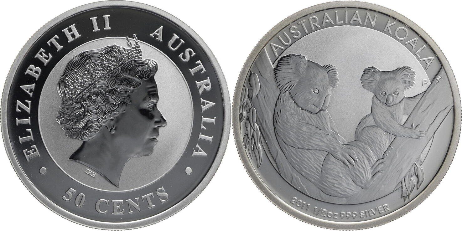 Austrálie, 50 Cents 2011 - Australian Koala