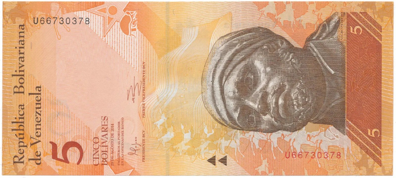 Venezuela, 5 Bolivares 2014, P.89g