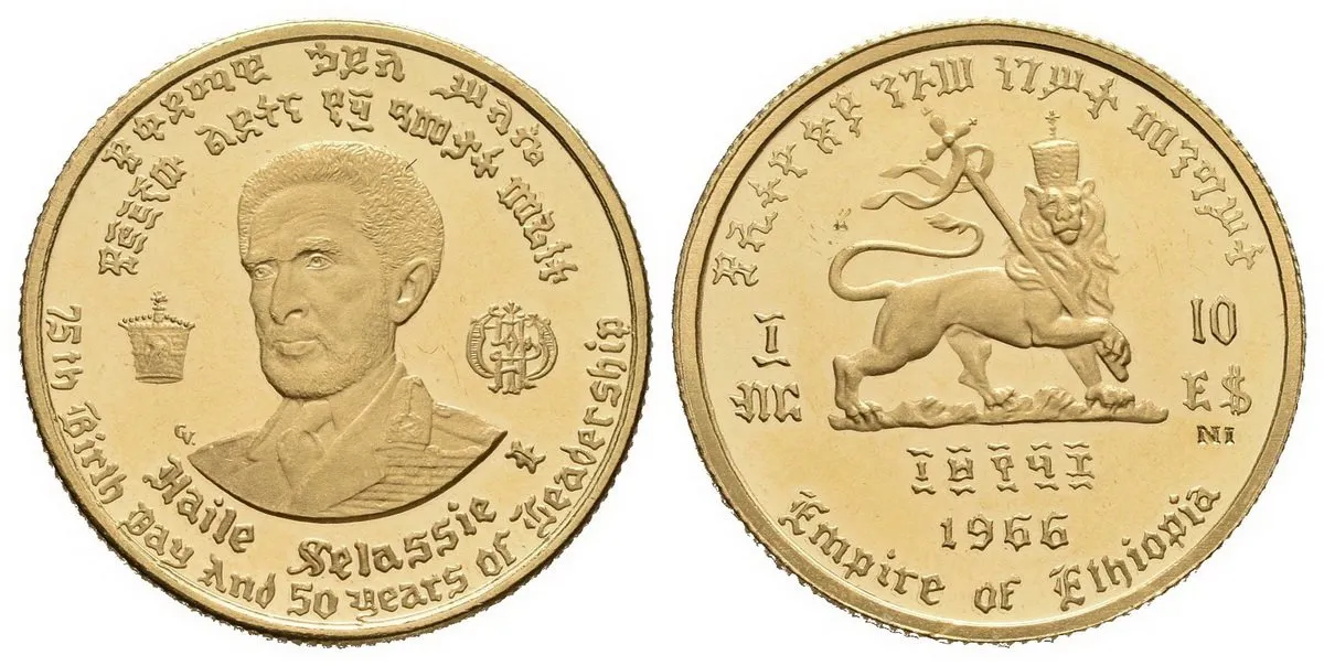 Etiopie, Haile Selassie I., 1930 - 1936, 1941 - 1974 — 1