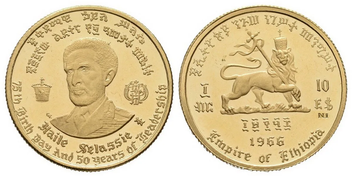 Etiopie, Haile Selassie I., 1930 - 1936, 1941 - 1974 — 1