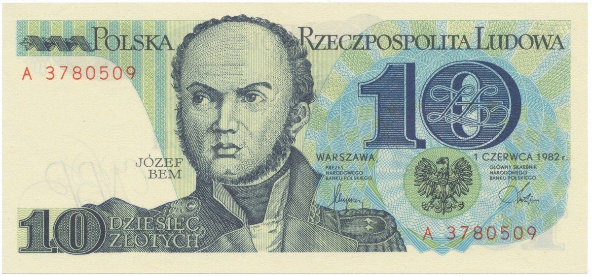 Polsko, 10 Zlotych 1982, P.148