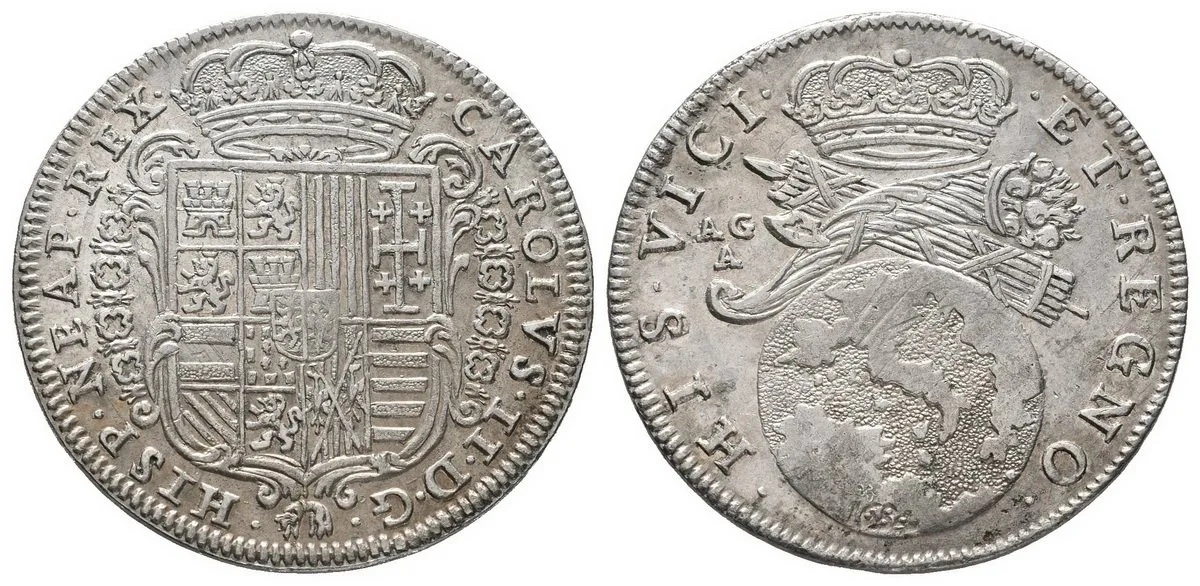 Itálie - Neapol a Sicilie, Charles II., 1665 - 1700 — 1