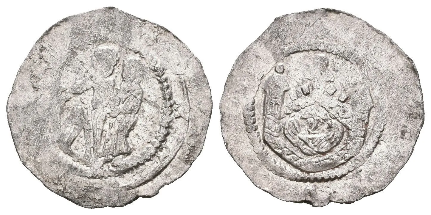 Denár, Cach nezná, Šm.426, VP 229, patina, nedoražený a vady střížku_R! (0,79 g) — 1