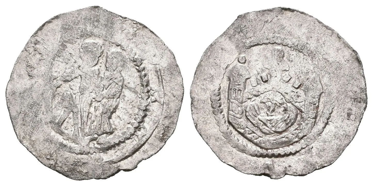 Denár, Cach nezná, Šm.426, VP 229, patina, nedoražený a vady střížku_R! (0,79 g) — 1