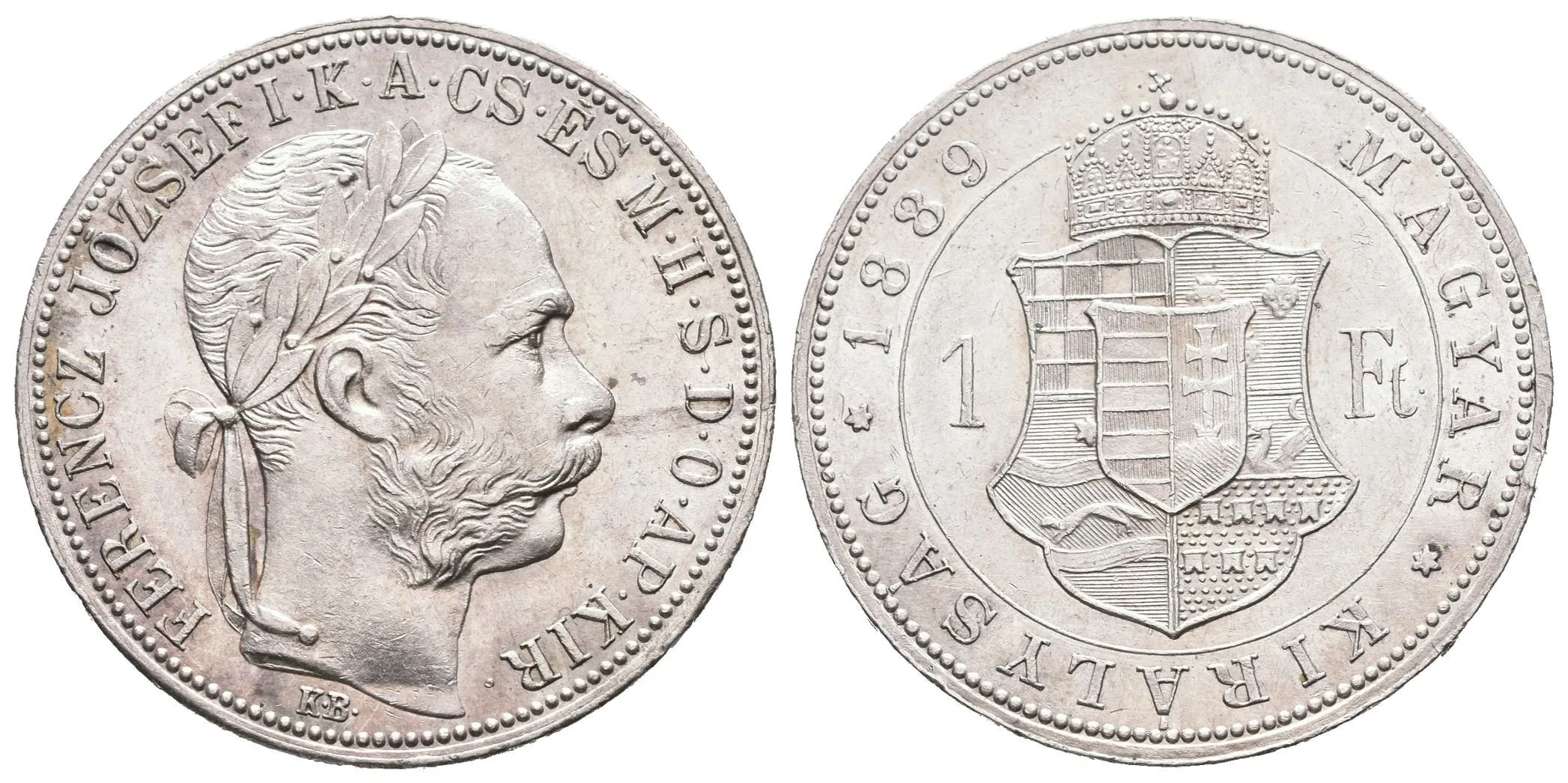 Zlatník 1889 KB, luxusní zachovalost, lesk, patina, drobné rysky — 1