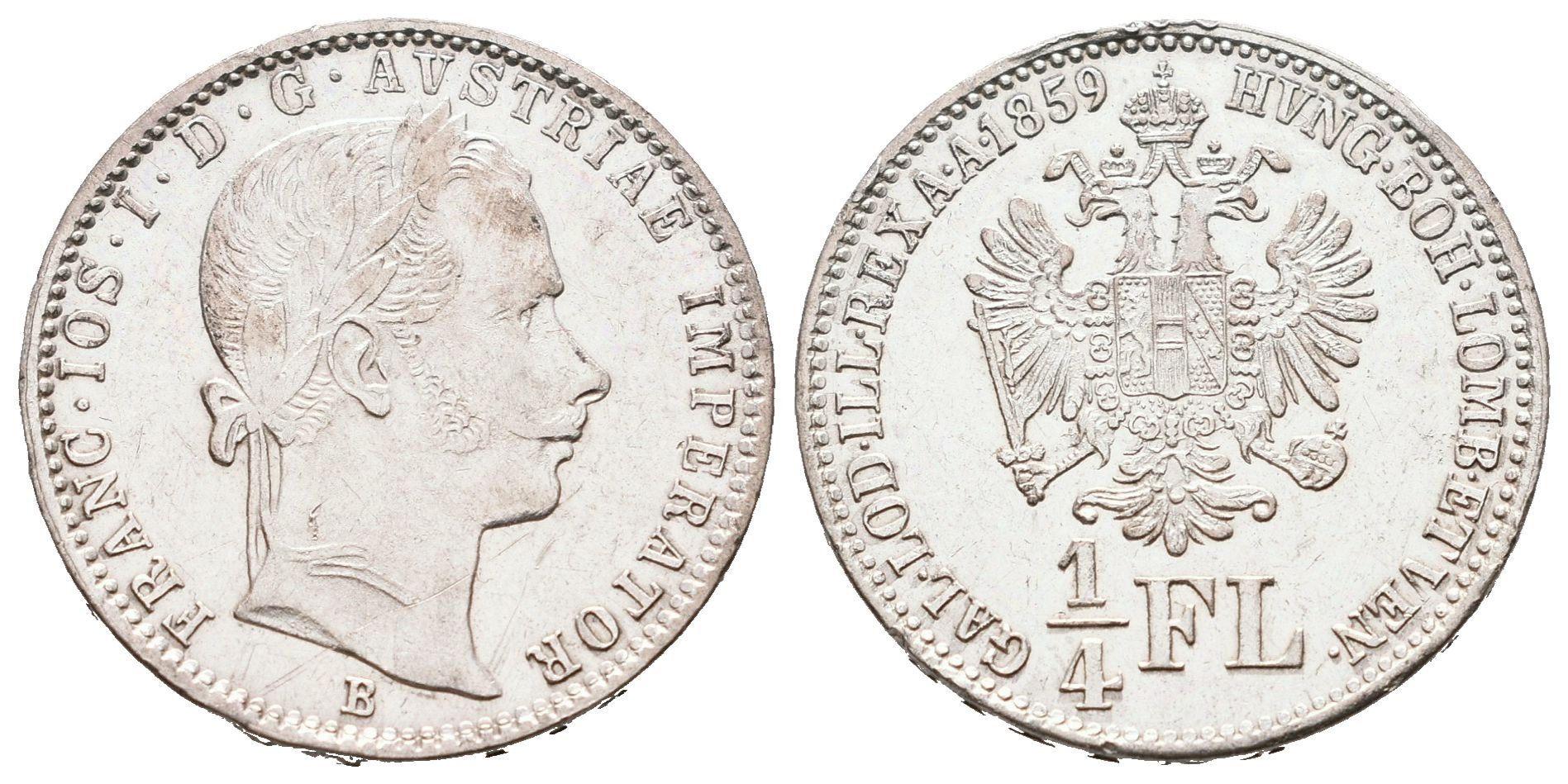 1/4 Zlatník 1859 B