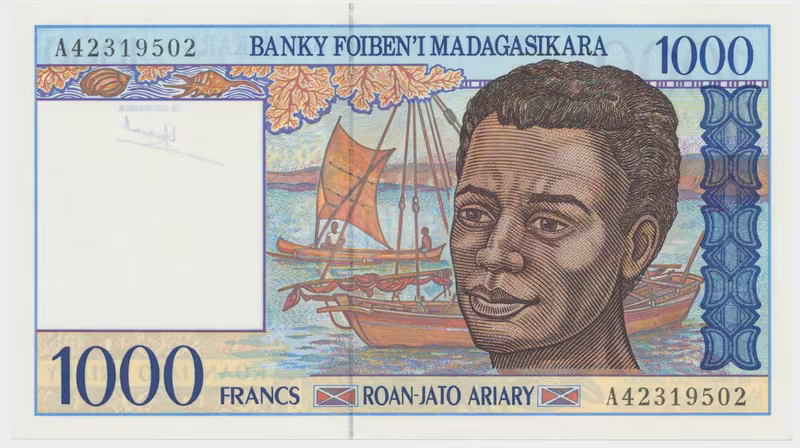 Madagaskar, 1000 Francs (1994), P.76