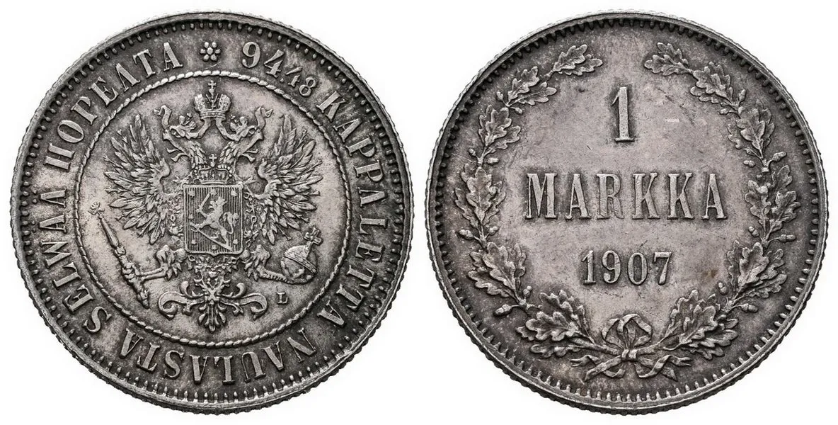 Ražby pro Finsko, Mikuláš II., 1894 - 1917 — 1