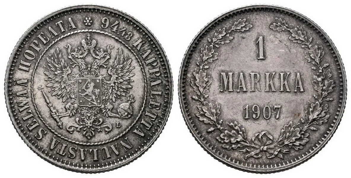 Ražby pro Finsko, Mikuláš II., 1894 - 1917 — 1