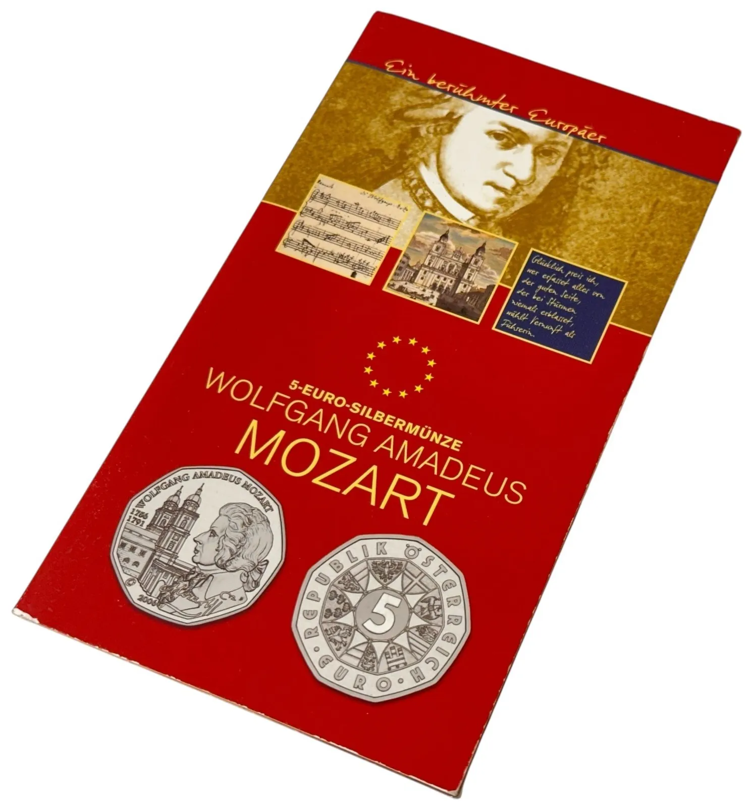 Rakousko, 5 Euro 2006 - Mozart