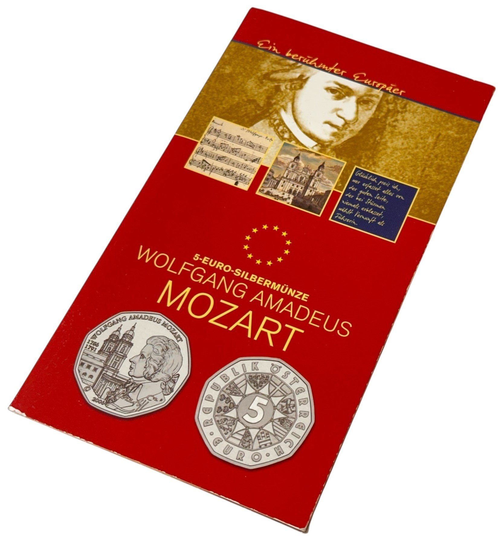 Rakousko, 5 Euro 2006 - Mozart