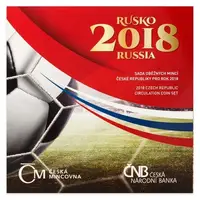 Ročníková sada mincí 2018 - MS fotbal