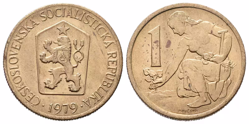 1 Koruna 1979