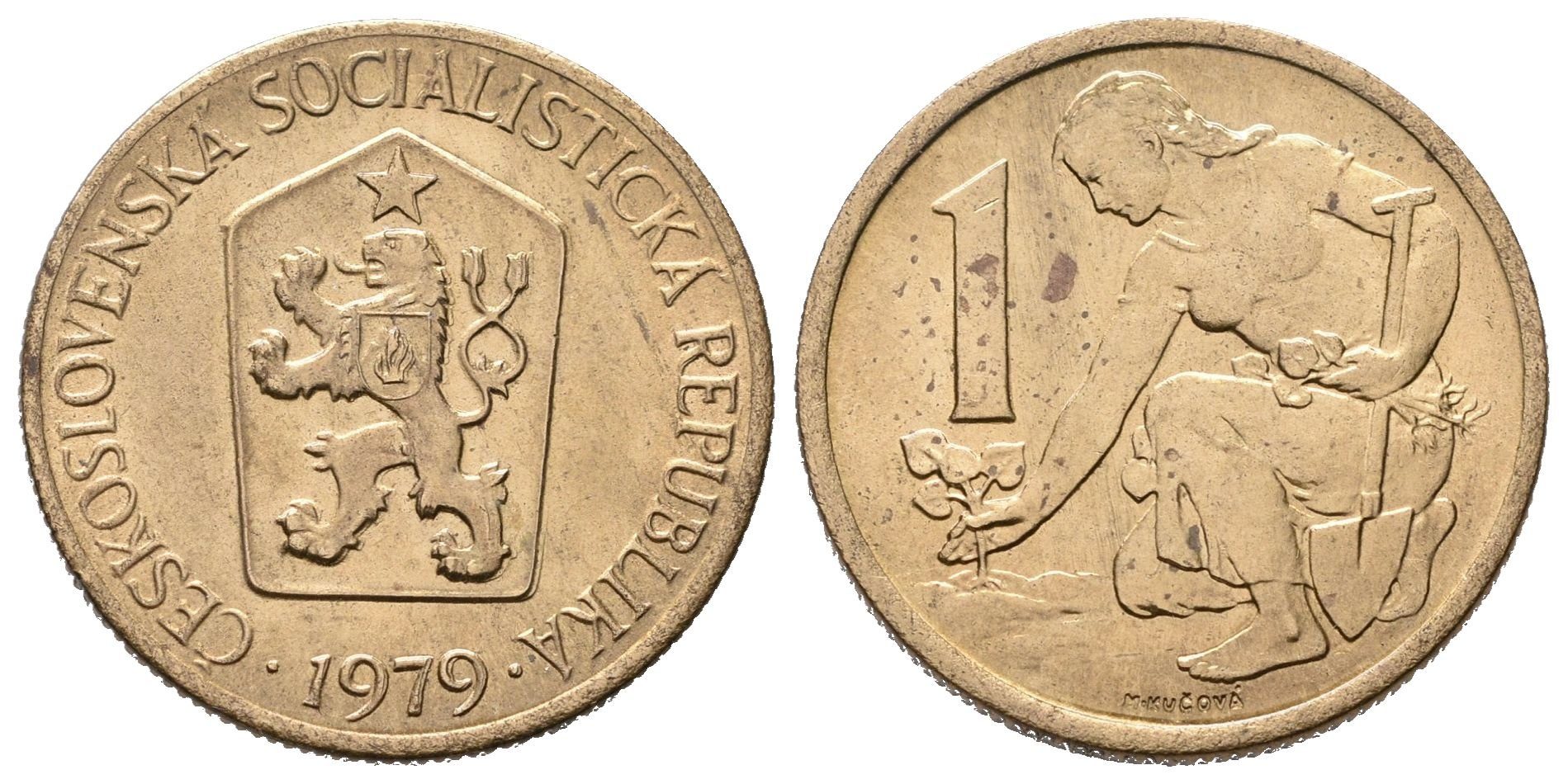 1 Koruna 1979