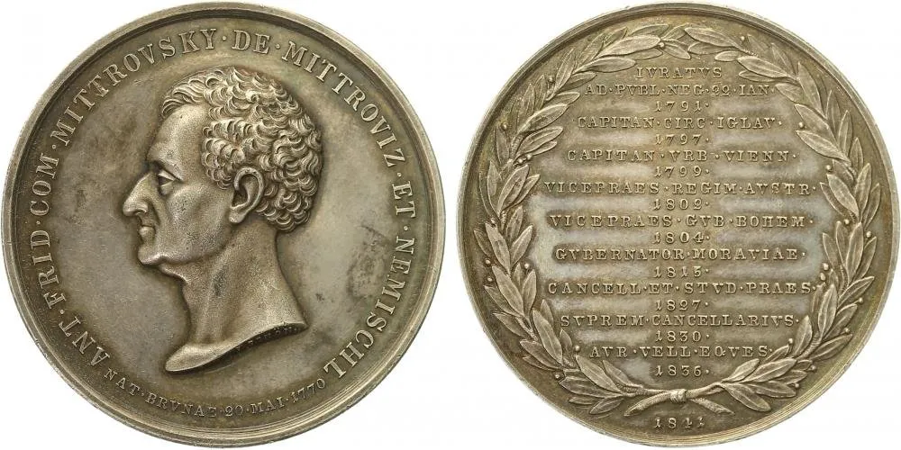 Mitrovský z Mitrovic a Nemyšle, Antonín Fridrich, 1770 - 1841 — 1