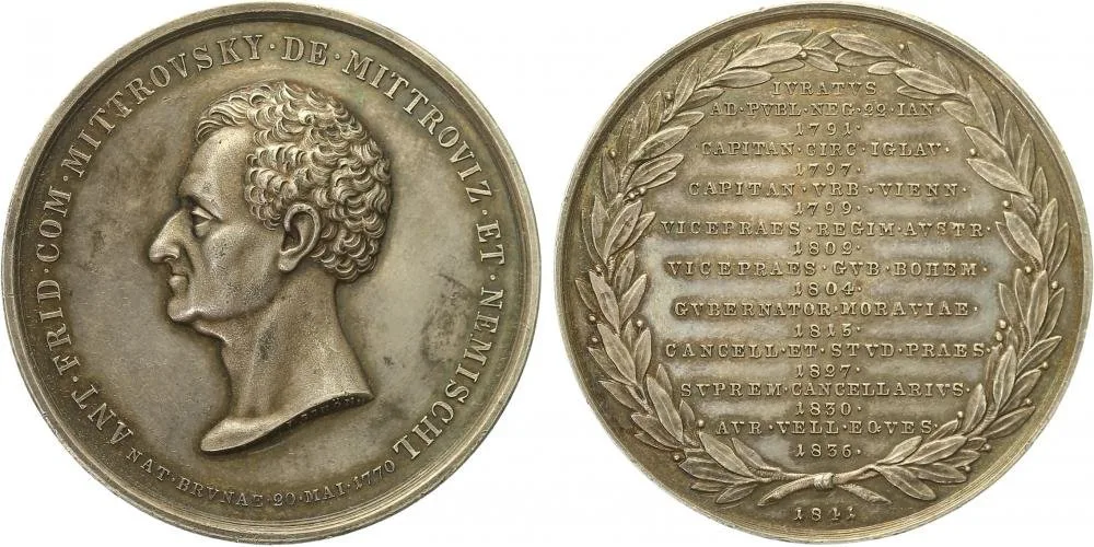 Mitrovský z Mitrovic a Nemyšle, Antonín Fridrich, 1770 - 1841 — 1