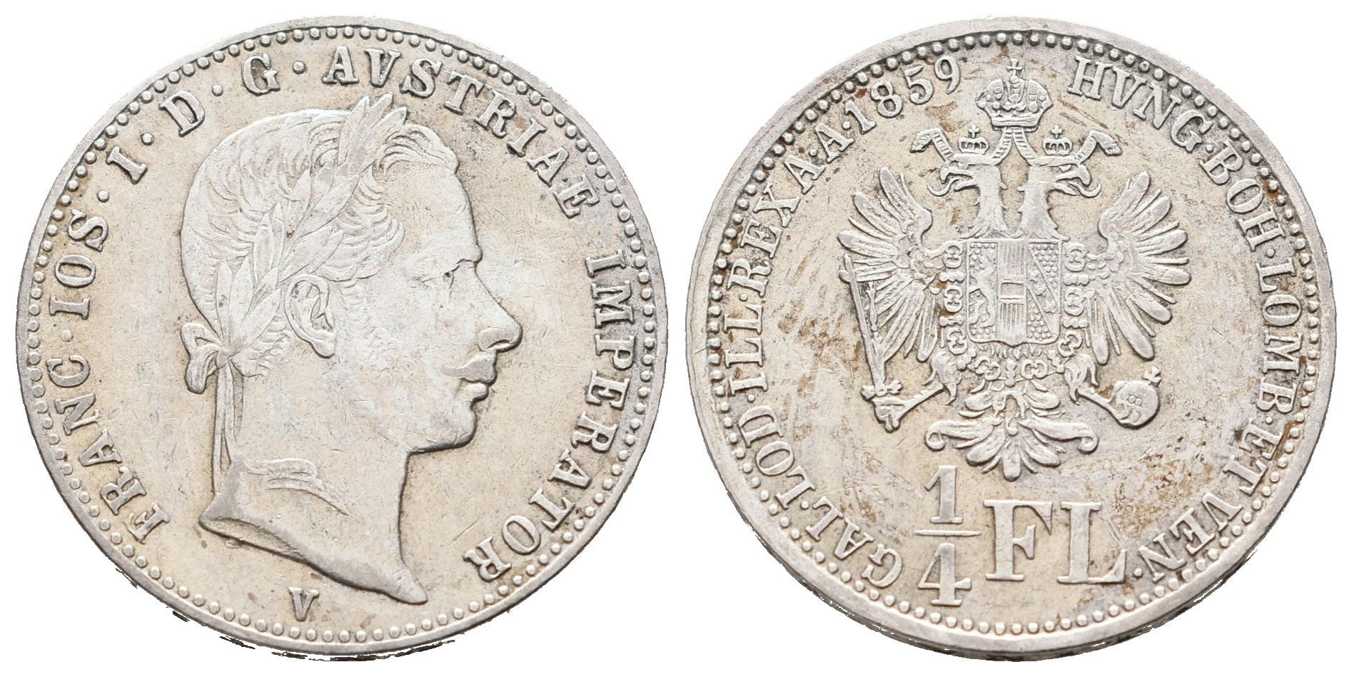 1/4 Zlatník 1859 V