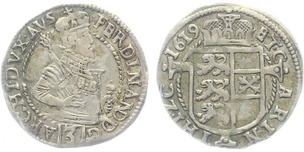Ferdinand II., 1619 - 1637 (Mince dobrého zrna) — 1