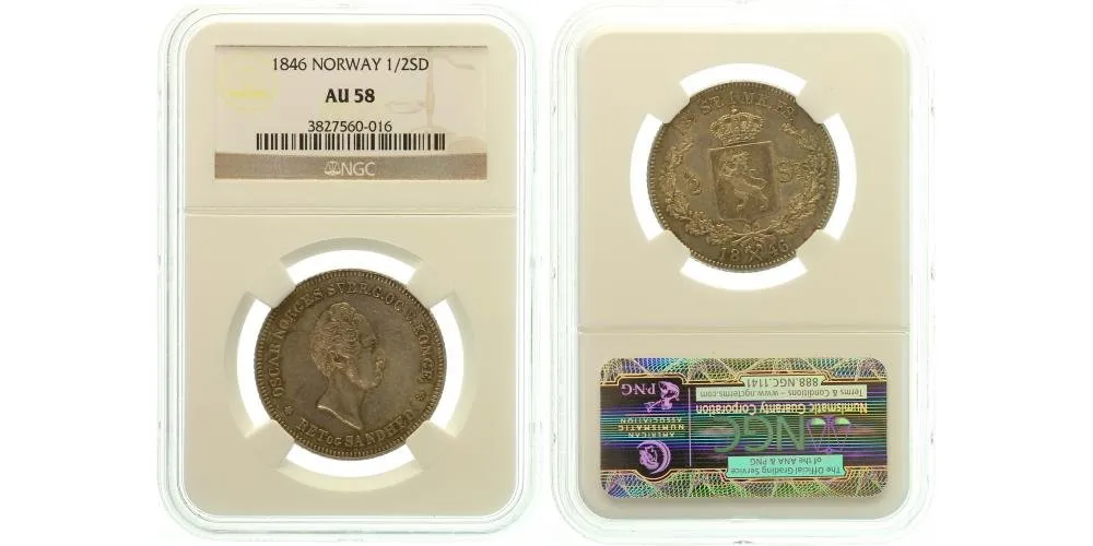 Norsko, Oscar I., 1844 - 1859 — 1
