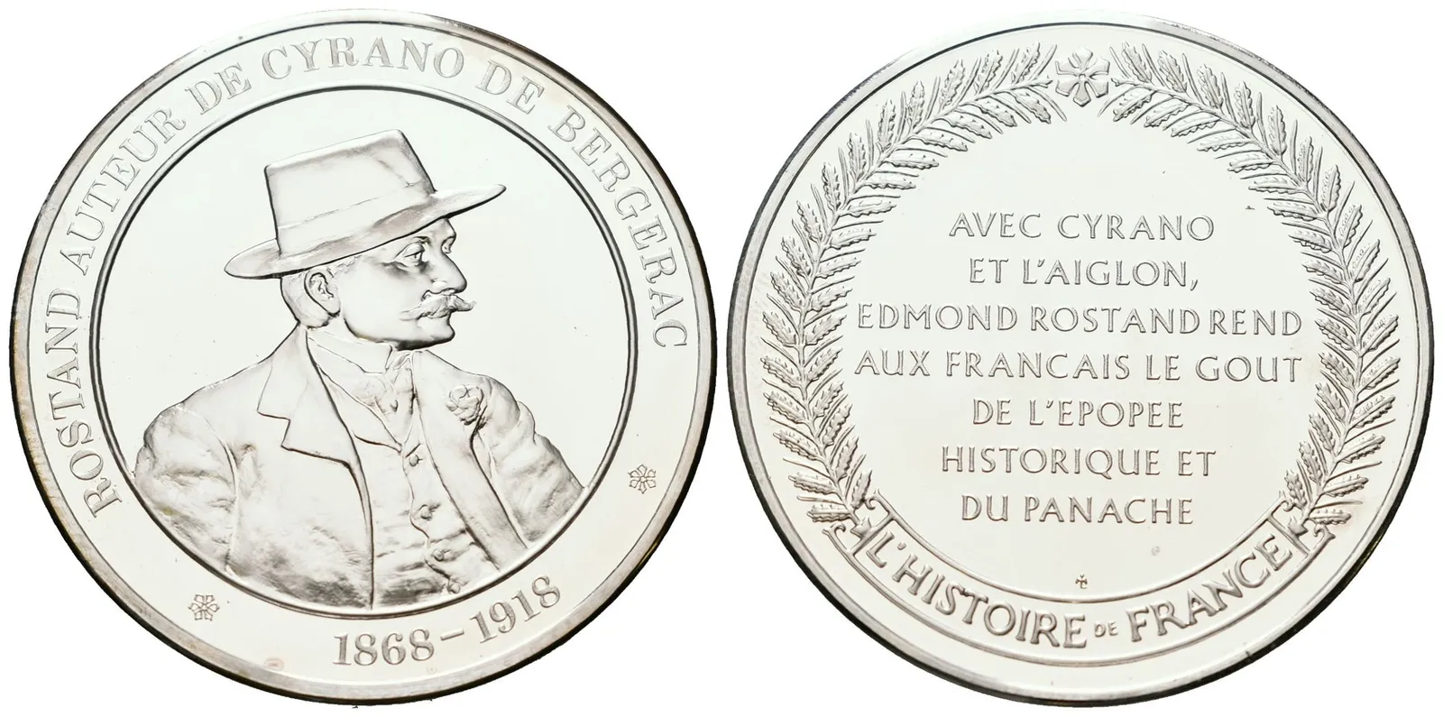 Francie - AR Medaile b.l. - Rostand