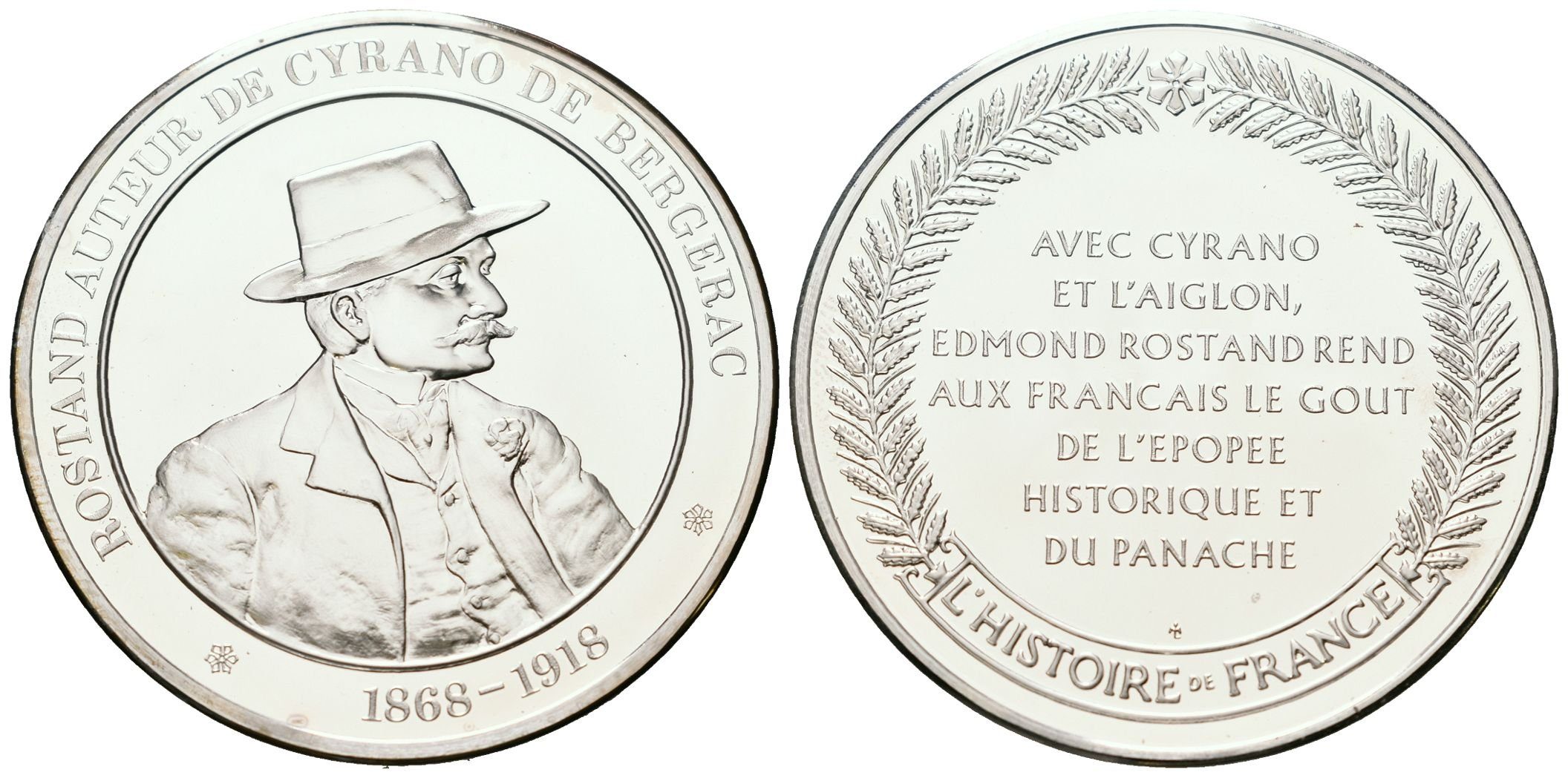 Francie - AR Medaile b.l. - Rostand