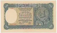 100 Koruna 1940, II. vydání, různé série, Hej.49a1.S1