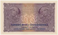 10 Koruna 1927, série P 009, Hej.22a - fotografie 2
