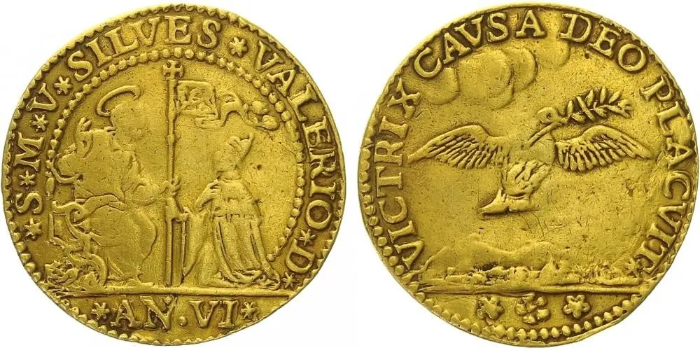 Itálie - Benátky, Silvestro Valiero, 1694 - 1700 — 1